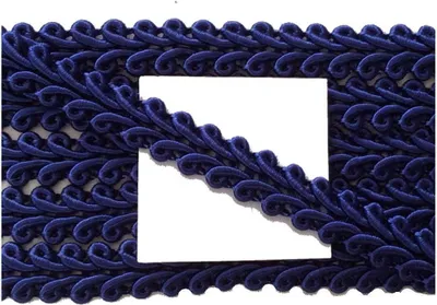 Produktbild von Blaue Posamentenborte, 2 m, 10 mm