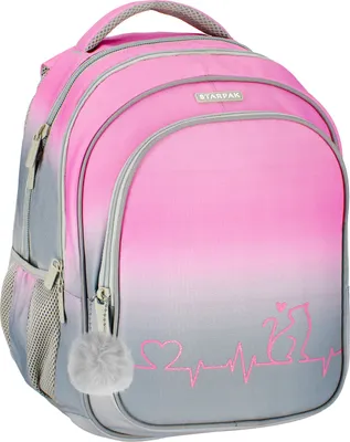 Produktbild von Starpak Schulrucksack Für Jugendliche Pastellkatze 4-Fach