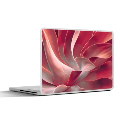 Produktbild von MuchoWow® Laptop Aufkleber Sticker Cover Stilleben - Blätter - Pflanze - Rosa 30x21 cm - Sticker für Laptop - Selbstklebend