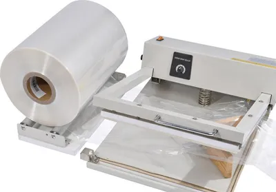 Produktbild von 1x Feinschrumpffolie Halbschlauchfolie PE Polyolefin 500mm x 1067m 19my