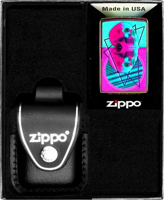 Produktbild von Feuerzeug-Set  ZIPPO  SKULL MIRRORED Geschenk No3