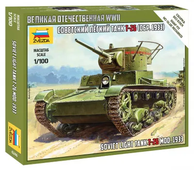 Zdjęcie produktu dla Snap Kit Military 6246 - T-26 Mod. 1933 (1:100)