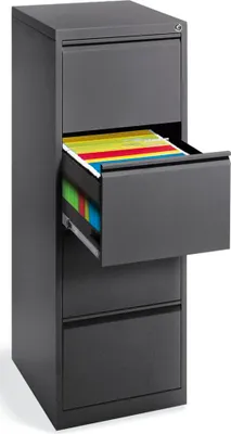 Produktbild von Hängeregistraturschrank 1bahnig 460x1320x620mm 4Schübe an