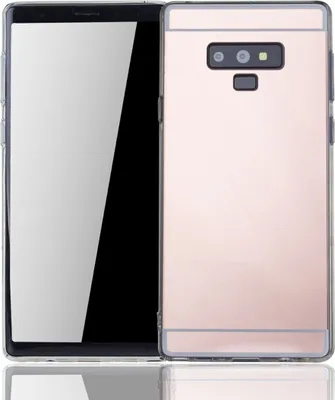 Zdjęcie produktu dla Etui na telefon komórkowy Samsung Galaxy Note 9 Mirror Soft Case Protective Cover Rose Gold