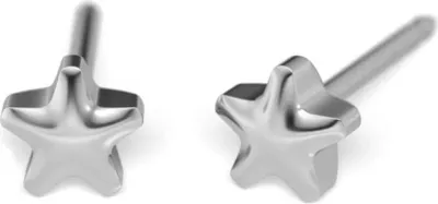 Obrázok produktu pre Studex Silver (Ocel) 4mm Hviezdičkové Náušnice 7512-0501