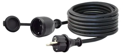 Obrázek produktu pro Předlžovací Kabel 10M 3G2.5Mm2 Černý Ip44 Commel
