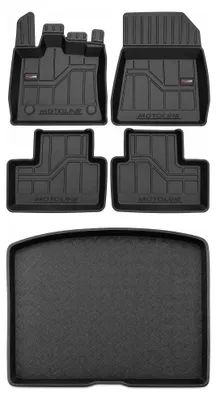 Productafbeelding van Wielganizator MotoLine TPE-automatten geschikt voor Renault Captur II (2020-), 4 + 1 kofferbakmat 25097