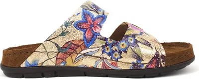 Imagen del producto de Rohde Rodigo: Zapatos para hombre, zapatillas de estar por casa, sandalias, color dorado, para uso diario