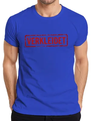Obrázek produktu pro KOSTÝM Karneval, Fasching, Halloween, cosplay, vtipné pánské tričko, modré, XL