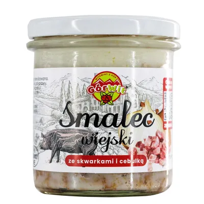 Produktbild von Bauernschmalz mit Grieben und Zwiebeln 300g