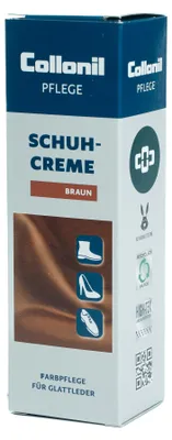 Zdjęcie produktu dla COLLONIL | Schuh Creme krem do butów | 75 ml, średni brąz 398, odżywia skórę licową, przywraca kolor i nabłyszcza