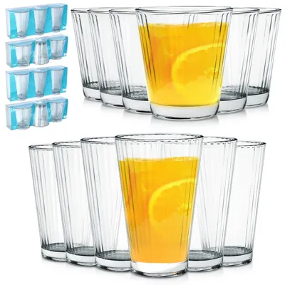 Obrázek produktu pro Sada sklenic na pití Sklenice na vodu Sklenice na džus 270 ml / 220 ml 12 ks. 3 ks.