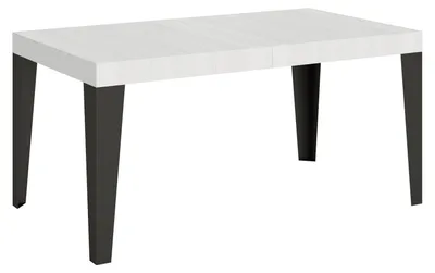 Immagine prodotto di Tavolo Allungabile 160-420x90x77 cm Flame Bianco Frassino