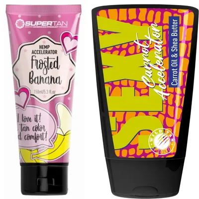 Zdjęcie produktu dla Supertan Frosted Banana + Wild Tan Sexy Carrot Gratis