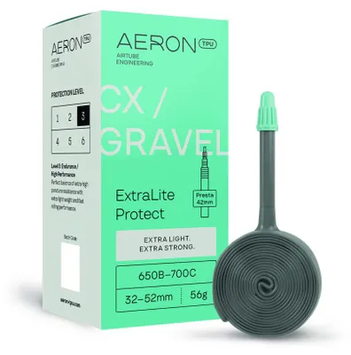 Image de Chambre à Air Tpu Gravel Et Cyclocross Légère - Protection Anti-crevaison Renforcée - Aeron Tpu