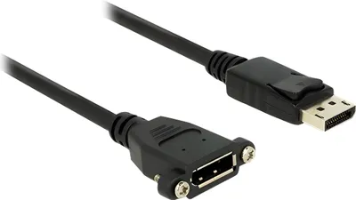 Immagine prodotto di DELOCK Cavo Displayport DP -> DP St/Bu 1,00m nero