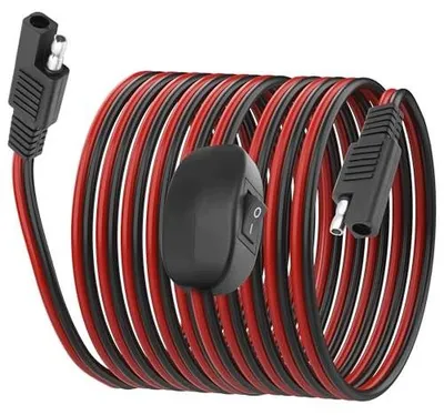Zdjęcie produktu dla Kabel solarny sae 14AWG 2 5M z przełącznikiem on/off 12 24V