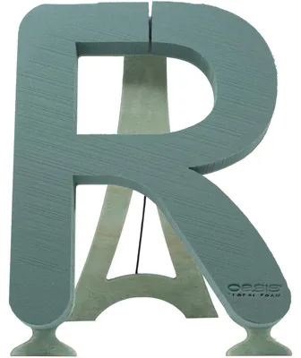 Produktbild von OASIS Steckschaum BIOLINE Buchstabe R 37cm Steckmasse Steckschwamm