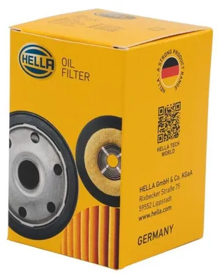 Produktbild von Ölfilter HELLA 8ZO 366 100-881 Anschraubfilter für FORD Transit Custom V362 Kastenwagen (FY, FZ) Transit Mk7 Kastenwagen (V363, FCD, FDD)