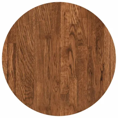 Zdjęcie produktu dla Blat stołu z litego drewna dębowego, średnica 40 cm, grubość 4 cm