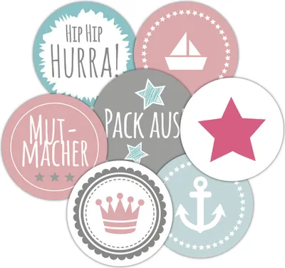 Produktbild von 48 AUFKLEBER FRAU WUNDERVOLL, PASTELL, Durchmesser 4 cm / Sticker, Hochzeit, Sticker Hochzeit, Gastgeschenk