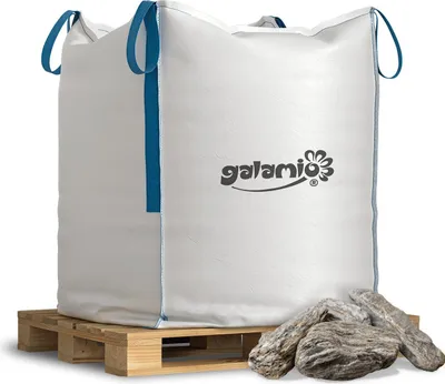 Produktbild von Galamio Gneis Schroppen » kaschiert & getrommelt « 1000kg