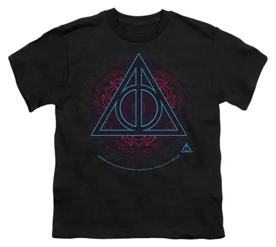 Image de T-shirt Harry Potter pour enfants, modèle TV37165 (128), couleur noire, Image générée par une IA
