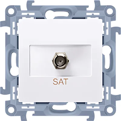 Zdjęcie produktu dla Kontakt-Simon CASF1.01/11, Biały, Plastik, IP20, 77 mm, 43 mm, 77 mm