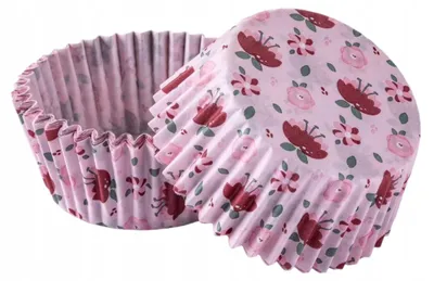 Produktbild von Zenker Papier-Muffinförmchen Blumenmuster 50 Stück