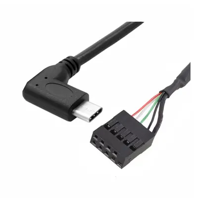 Produktbild von C69 USB Kabel Typ-C Stecker auf 5pin 9pin USB PC Mainboard Header Buchse 50cm