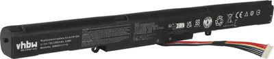 Produktbild von vhbw Akku kompatibel mit Asus N752VX-GC146T, N752VX-GC172T, N752VX-GC189T, N752VX-GC190T, N752VX-GC140T Notebook (2200 mAh, 15 V, Li-Ion)
