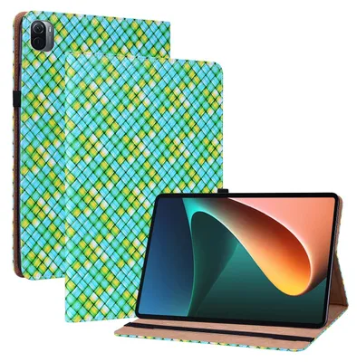 Obrázok produktu pre Pre Xiaomi Mi Pad 5 / 5 Pro 11.0 Green Art Leather Cover Tablet Case