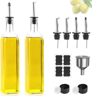 Immagine prodotto di Set di 2 bottiglie da 500 ml con dosatore ed etichette