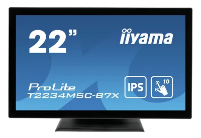 Produktbild von IIYAMA 55.0cm (21,5") T2234MSC-B7X 16:9 M-Touch HDMI+DP bl.