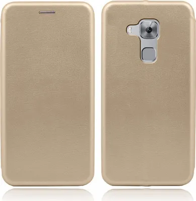 Produktbild von Handy Schutz Hülle für Huawei Nova Plus Handytasche mit Magnetdeckel Kartenfach und Standfunktion Klapphülle Gold