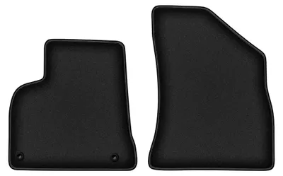 Image de Tapis avant en moquette pour Peugeot 5008 I 2009-2017 (7 places) – 2 pièces, noirs, sur mesure – Wielganizator DURBAN