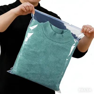 Immagine prodotto di 30 sacche di plastica per la conservazione con zip per abbigliamento e scarpe