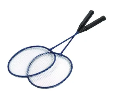 Produktbild von badmintonset 65 cm stahlblau 4 Stück