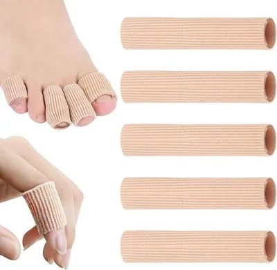 Immagine prodotto di 5 protezioni per il pene tagliabili - Protezioni in tessuto elastico - Con rivestimento in silicone - Protezioni in gel per il pene - Protezione contro l'eccessiva sensibilità del pene (diametro S 1,5 cm)