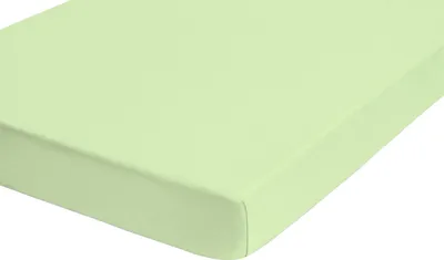 Produktbild von biberna Feinbiber-Spannbetttuch 0002744 color: pistaziengrün, size: 1x 140x200 cm - 160x200 cm