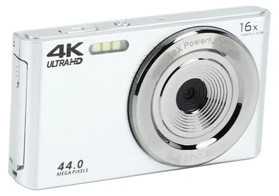 Image de Appareil photo numérique 4K 44MP - Zoom numérique 16X - Appareil photo compact - Caméra de vlogging - Obturateur électronique - Écran de 2,8 pouces - Appareil photo compact