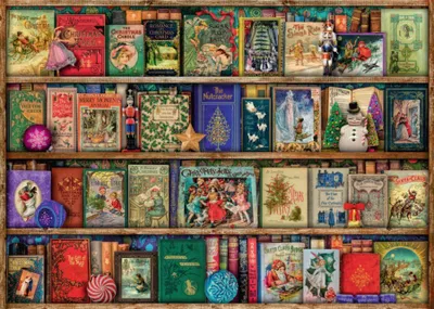 Image de RAVENSBURGER Bibliothèque de Noël Puzzle 1000 pièces