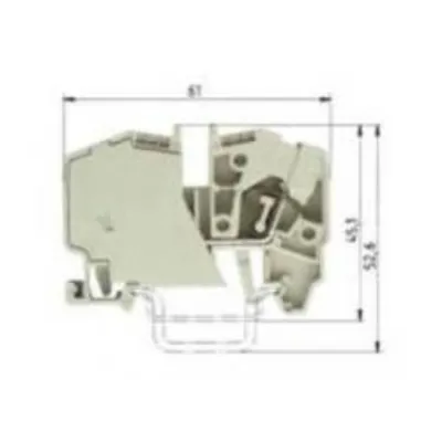 Produktbild von 56.706.0053.0 - Wieland DURCHGANGSKLEMME WKF 6/35