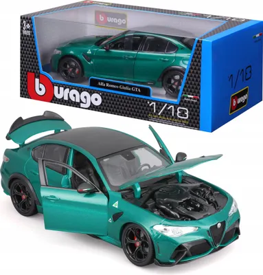 Zdjęcie produktu dla Bburago Model Alfa Romeo Giulia GTA Zielony Skala 1:18