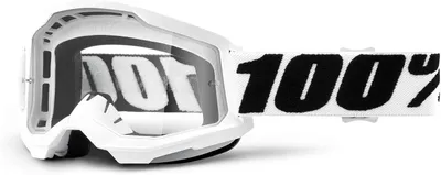 Productafbeelding van Motocrossbril - Goggle met anticondenslens - 40 mm siliconen band - Blauw - Volwassenen