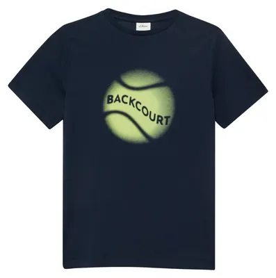 Obrázok produktu pre s.Oliver 2175667.5952.134_140, Tričko, Námorná, 134-140 cm, Okrúhly výstrih, Krátky rukáv, bežný