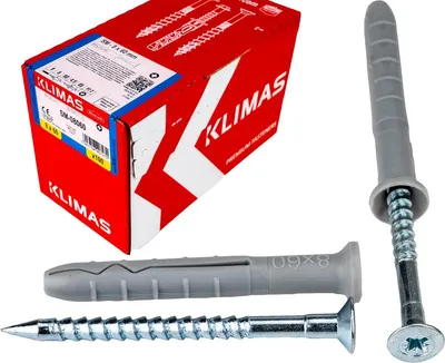 Produktbild von Nageldübel SM8x60 8x60 mm Senkkopf Schlagdübel Schnellmontage 100 Stück
