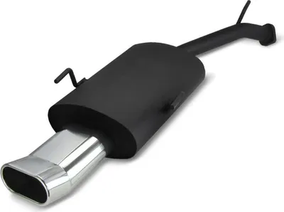 Produktbild von KDS Stahl Sportauspuff Auspuff Endschalldämpfer Opel Vectra B oval DTM mit