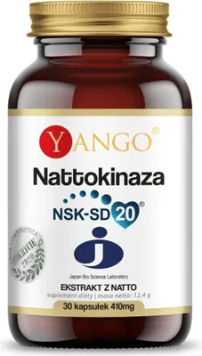 Productafbeelding van Yango Nattokinaza Nsk-sd (30 capsules) 5636