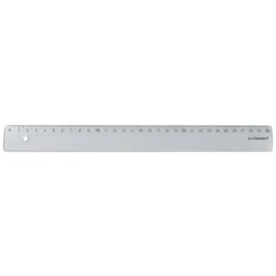 Produktbild von Q-Connect Lineale Standard im Etui, 30 cm